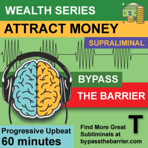Just below the threshold of your hearing the subliminal - supraliminal message talks to your subconscious to deliver powerful results